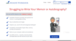 Desktop Screenshot of memoirworkbook.com